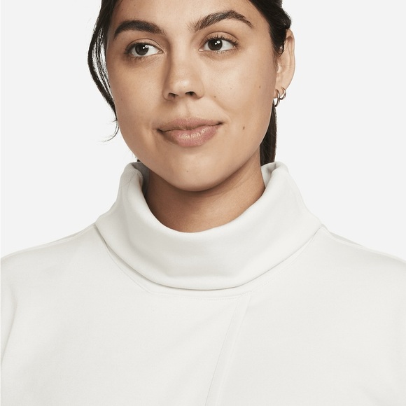 Nike cream beige maternity turtleneck reversible pullover sweater - Small - Picture 4 of 8